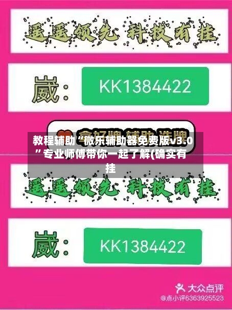 教程辅助“微乐辅助器免费版v3.0”专业师傅带你一起了解(确实有挂-第3张图片