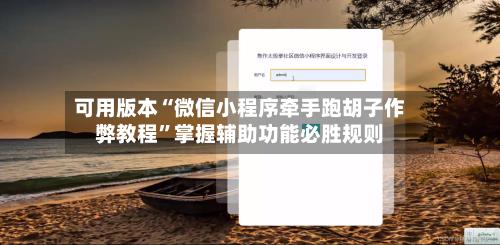 可用版本“微信小程序牵手跑胡子作弊教程”掌握辅助功能必胜规则-第2张图片