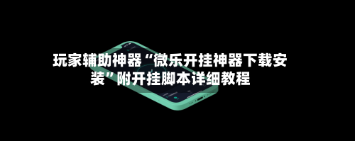 玩家辅助神器“微乐开挂神器下载安装”附开挂脚本详细教程-第2张图片