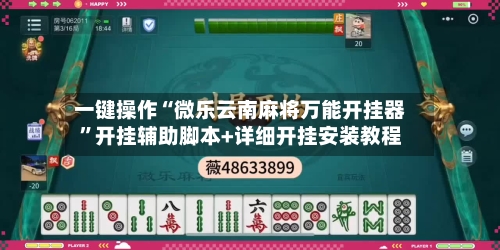 一键操作“微乐云南麻将万能开挂器	”开挂辅助脚本+详细开挂安装教程-第1张图片