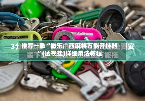 推荐一款“微乐广西麻将万能开挂器”(透视挂)详细用法教程-第2张图片