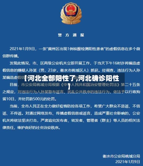 【河北全部阳性了,河北确诊阳性】-第2张图片