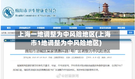 上海一地调整为中风险地区(上海市1地调整为中风险地区)-第1张图片