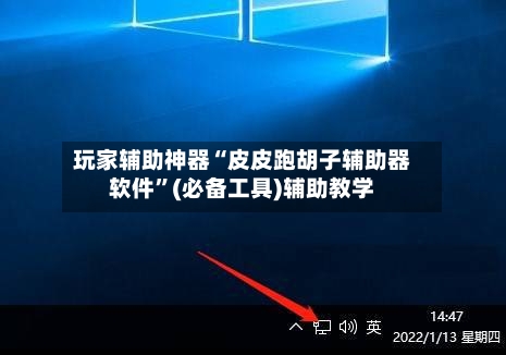 玩家辅助神器“皮皮跑胡子辅助器软件”(必备工具)辅助教学-第2张图片