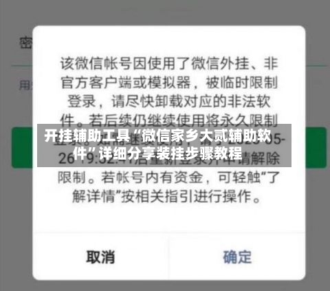 开挂辅助工具“微信家乡大贰辅助软件”详细分享装挂步骤教程-第3张图片