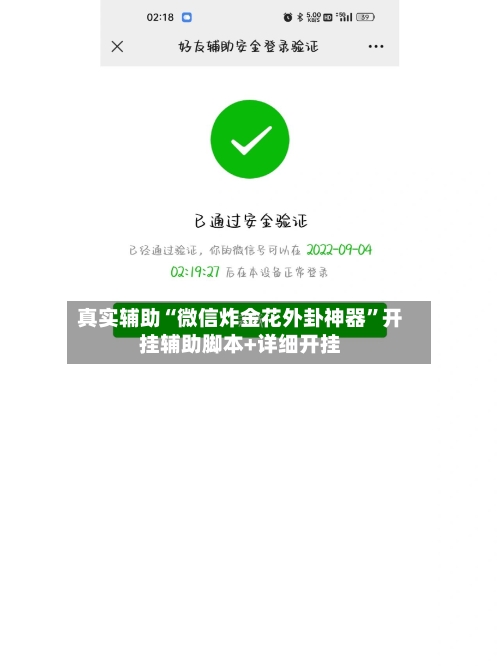 真实辅助“微信炸金花外卦神器”开挂辅助脚本+详细开挂-第3张图片