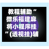 教程辅助“微乐福建麻将小程序挂	”(透视挂)辅助下载教程-第1张图片