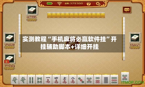实测教程“手机麻将必赢软件挂”开挂辅助脚本+详细开挂-第2张图片
