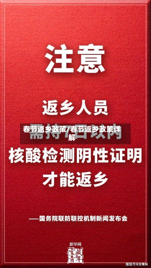 春节返乡政策/春节返乡政策详解-第2张图片