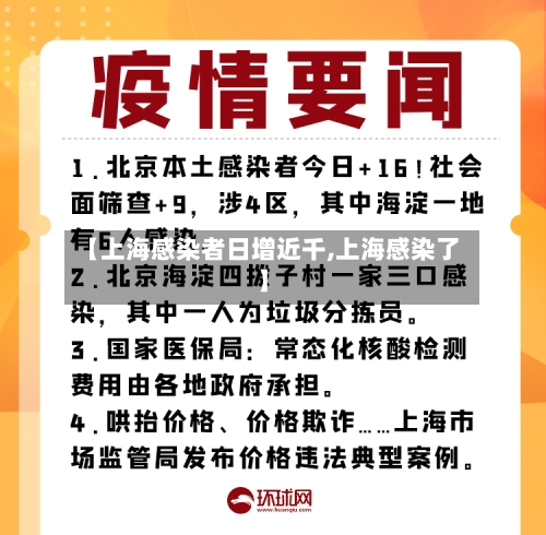 【上海感染者日增近千,上海感染了】-第1张图片