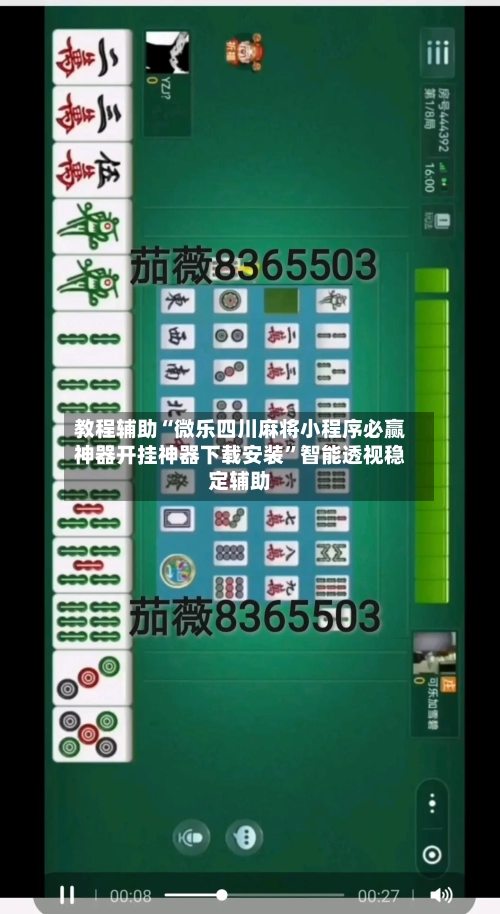 教程辅助“微乐四川麻将小程序必赢神器开挂神器下载安装”智能透视稳定辅助-第2张图片