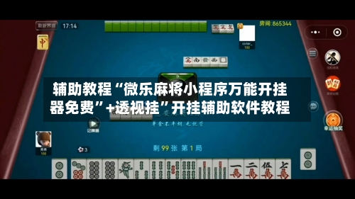 辅助教程“微乐麻将小程序万能开挂器免费”+透视挂”开挂辅助软件教程-第2张图片