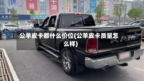 公羊皮卡都什么价位(公羊皮卡质量怎么样)-第2张图片