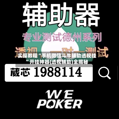 实操教程“手机微信斗牛辅助透视挂	”开挂神器{透视辅助}全揭秘-第2张图片