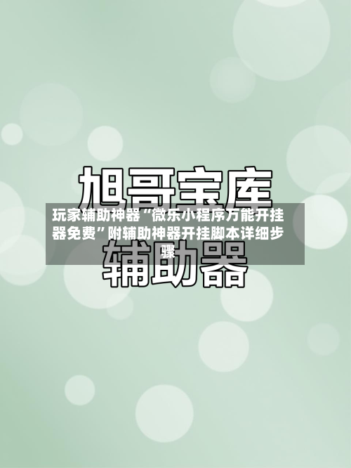 玩家辅助神器“微乐小程序万能开挂器免费	”附辅助神器开挂脚本详细步骤-第1张图片