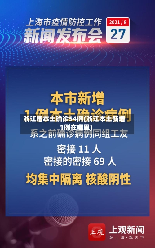 浙江增本土确诊54例(浙江本土新增1例在哪里)-第1张图片