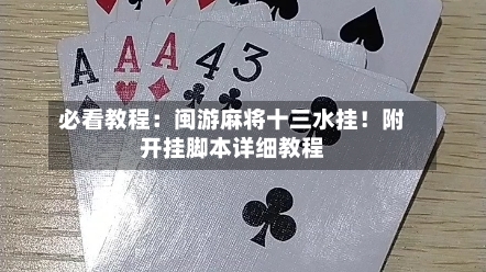 必看教程:闽游麻将十三水挂!附开挂脚本详细教程-第1张图片