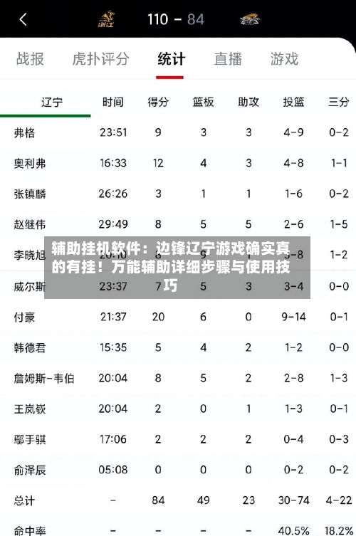 辅助挂机软件:边锋辽宁游戏确实真的有挂!万能辅助详细步骤与使用技巧-第3张图片