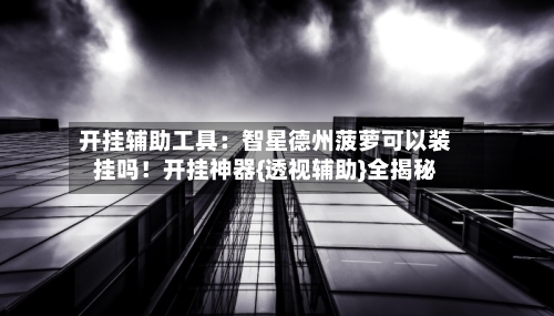 开挂辅助工具:智星德州菠萝可以装挂吗!开挂神器{透视辅助}全揭秘-第1张图片