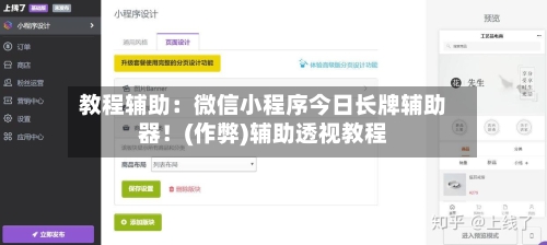教程辅助:微信小程序今日长牌辅助器!(作弊)辅助透视教程-第3张图片