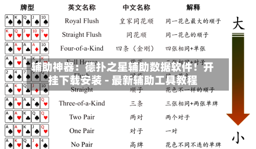 辅助神器:德扑之星辅助数据软件!开挂下载安装 - 最新辅助工具教程-第3张图片