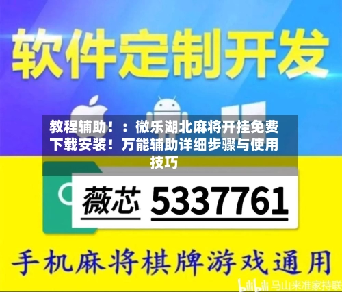 教程辅助!:微乐湖北麻将开挂免费下载安装!万能辅助详细步骤与使用技巧-第2张图片